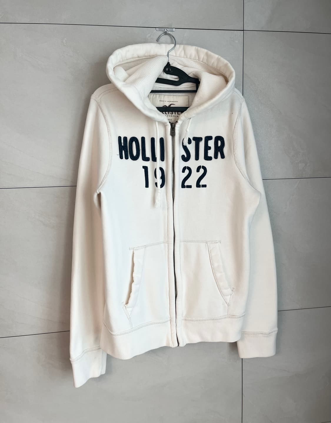 홀리스터 화이트 후드집업 [M] 상품이미지2