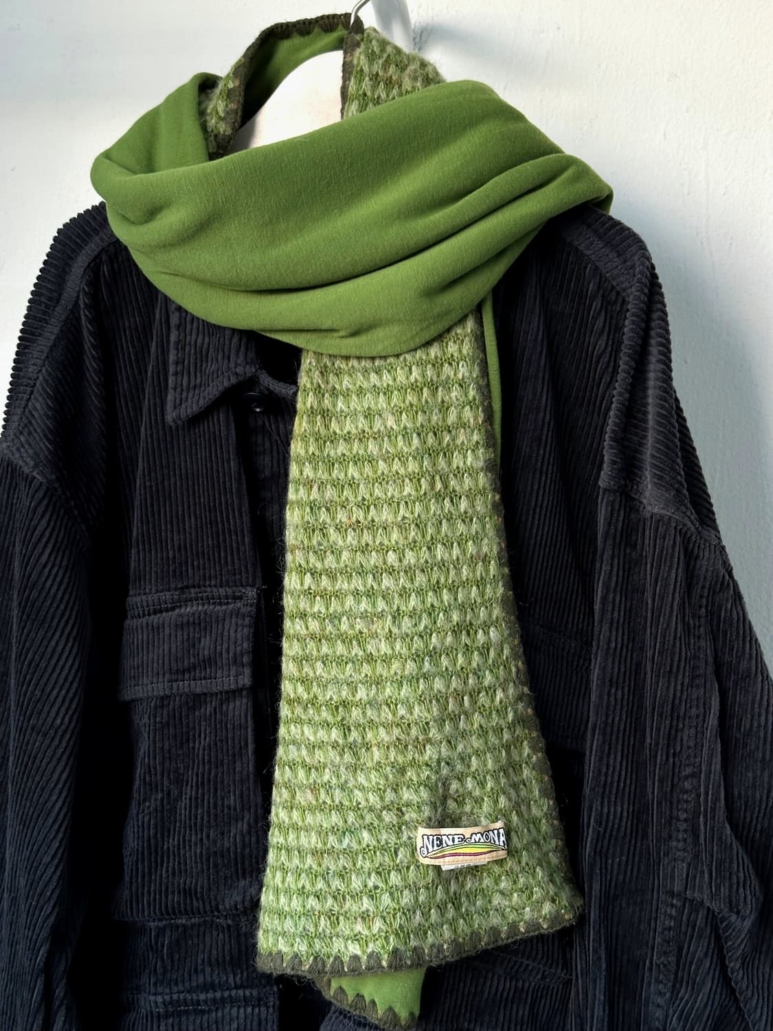 Double face knit design muffler 상품이미지5