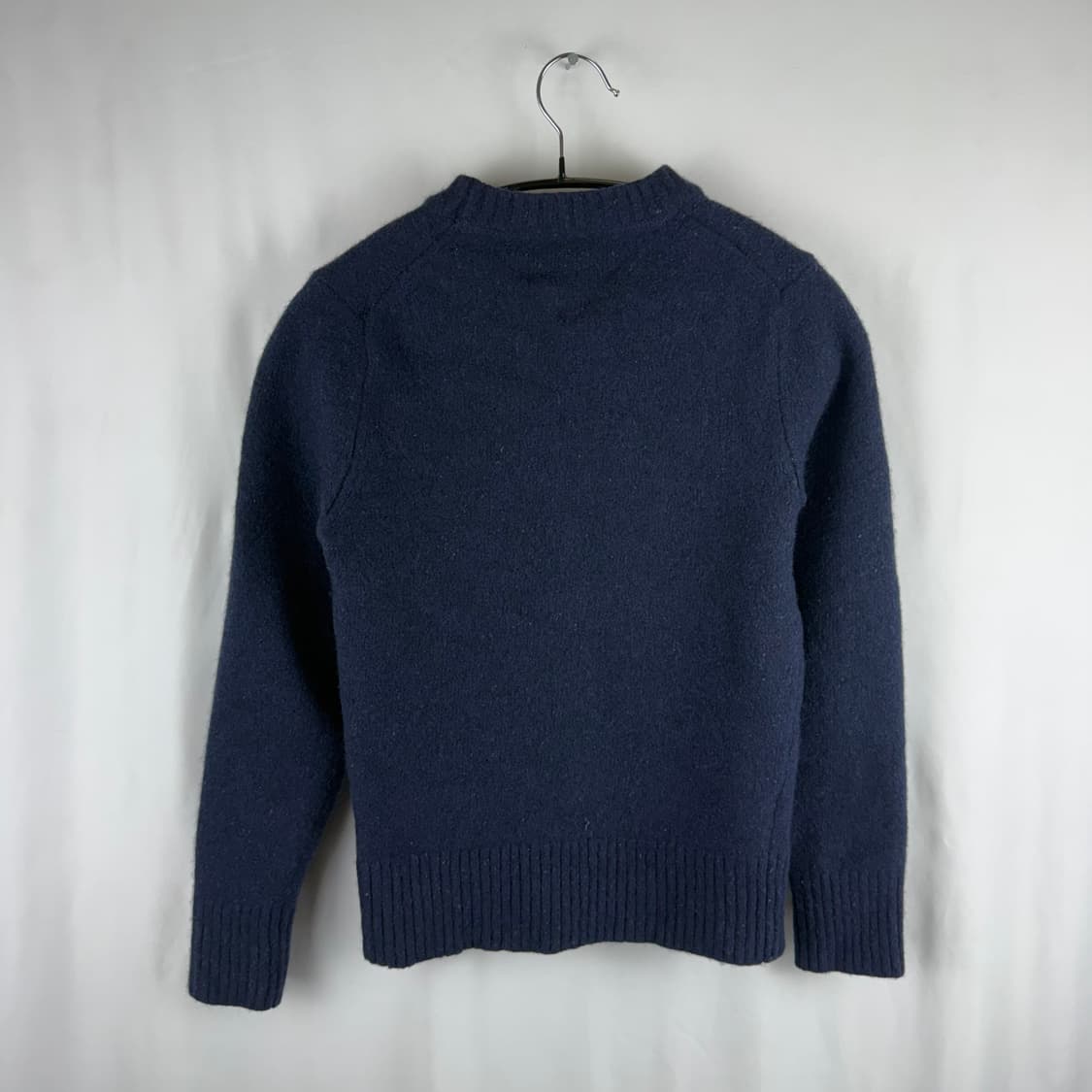 S) 타미힐피거 우먼스 울 라운드 니트 네이비 상품이미지6