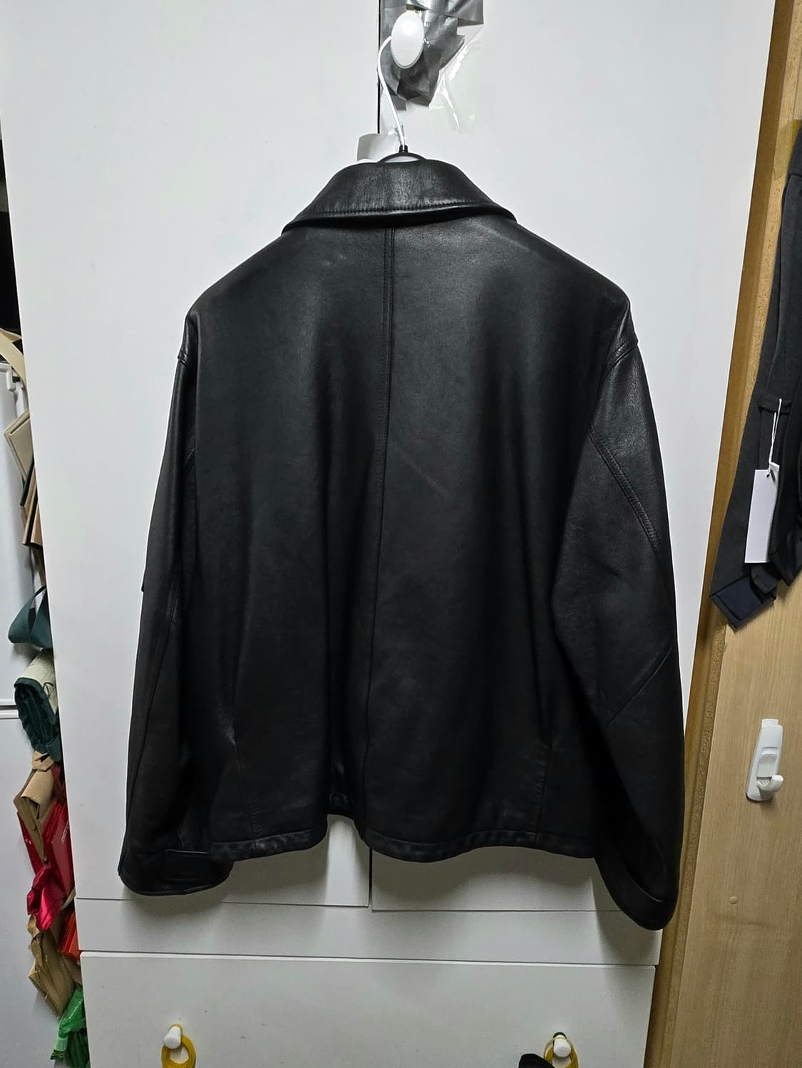 유니폼브릿지 고트 레더 MK3 자켓 블루종 XL 블랙 105 110 상품이미지6