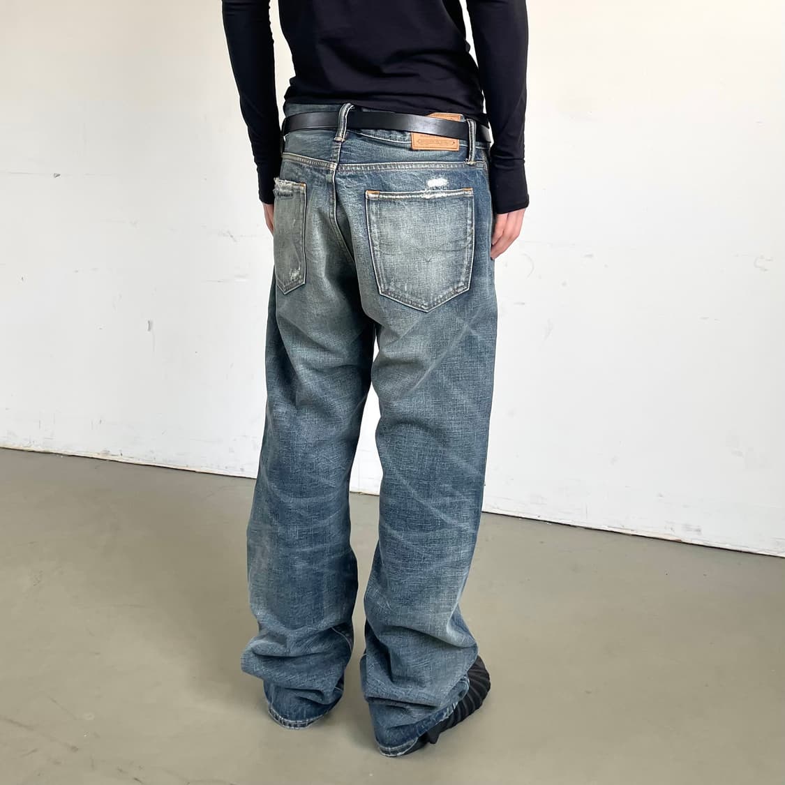 폴로 패치워크 데님 팬츠 상품이미지2