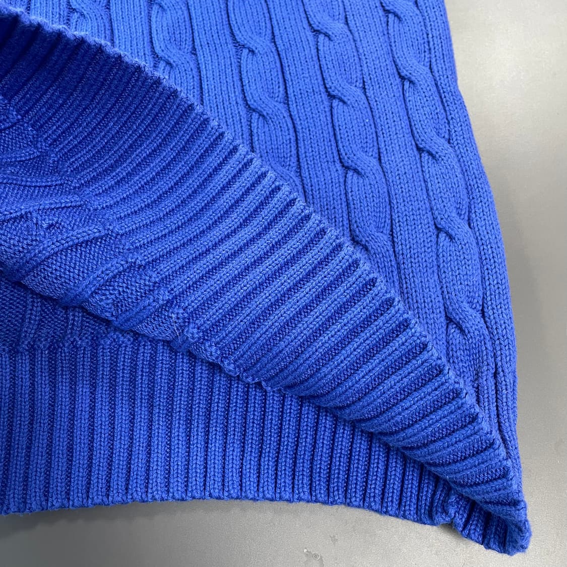 [M] 폴로 랄프로렌 코튼 꽈배기 케이블 니트 QR인증 상품이미지6