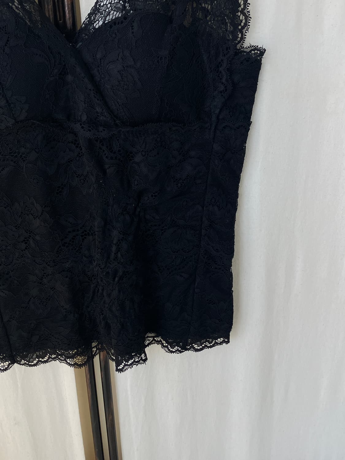 lace crochet padded sleeveless 상품이미지7