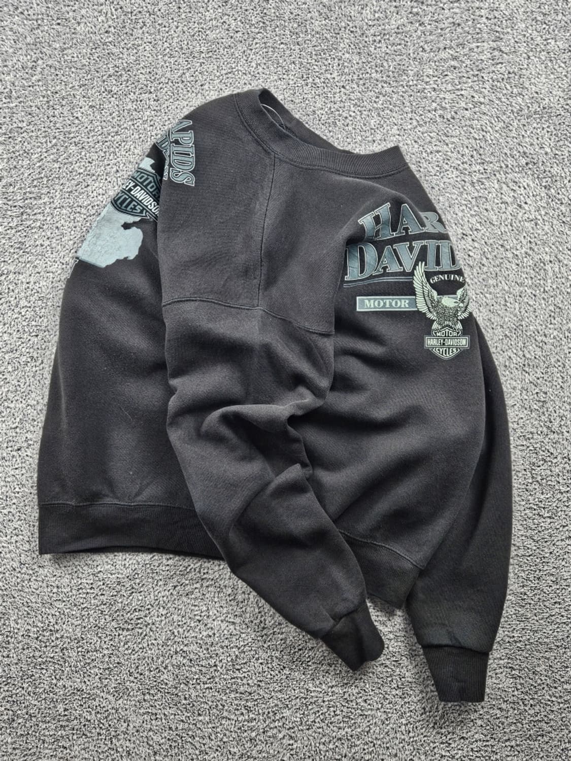 할리데이비슨 그랜드래피즈 미시건 맨투맨 스웻 셔츠 ( M )/ 10956 상품이미지4