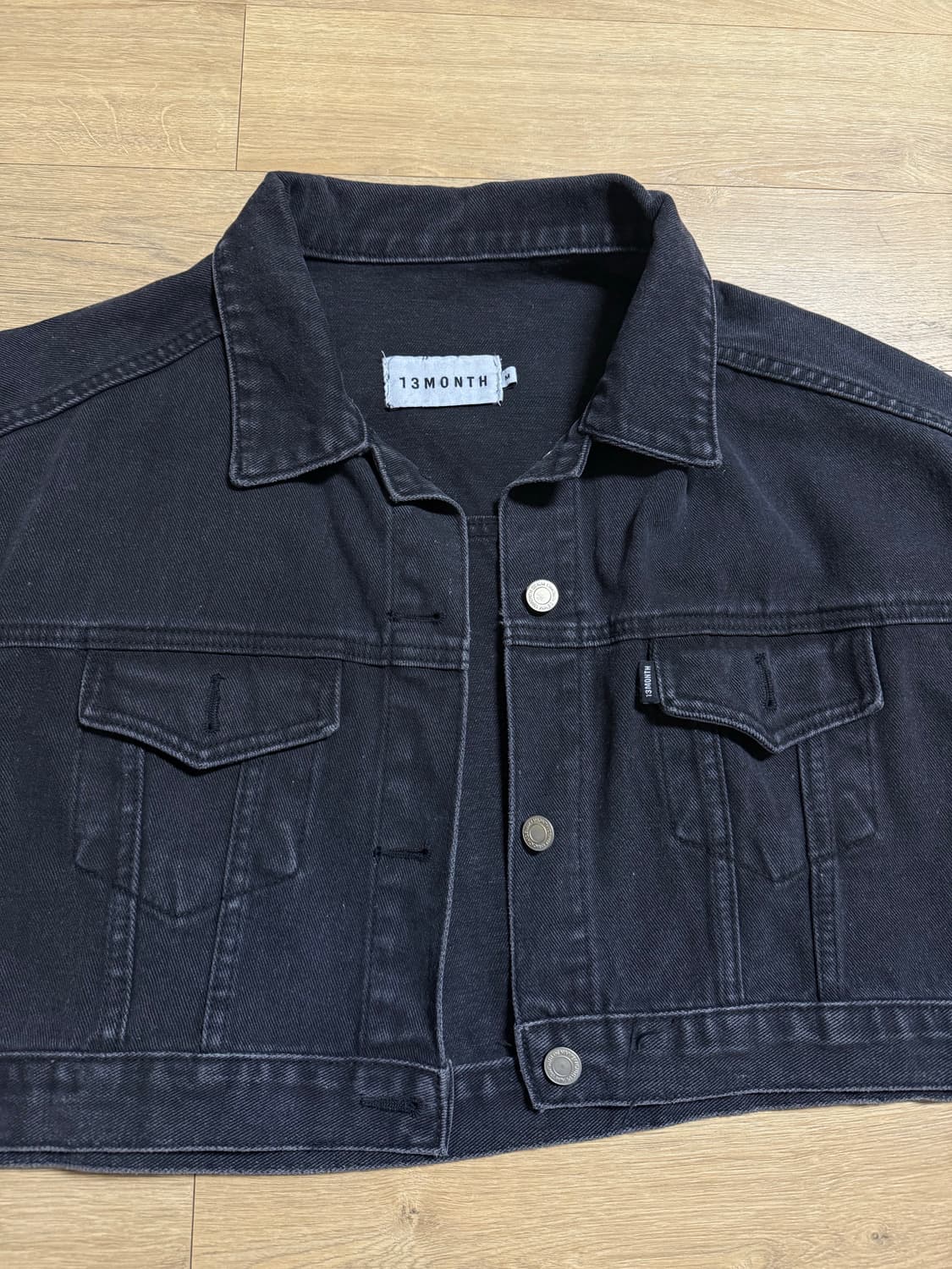 13month 크롭 흑청자켓 상품이미지2