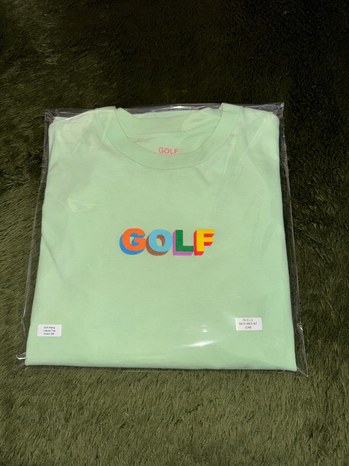 [M] GOLF WANG 골프왕 오리지널 로고 튜블러 티셔츠 민트 그린 상품이미지9