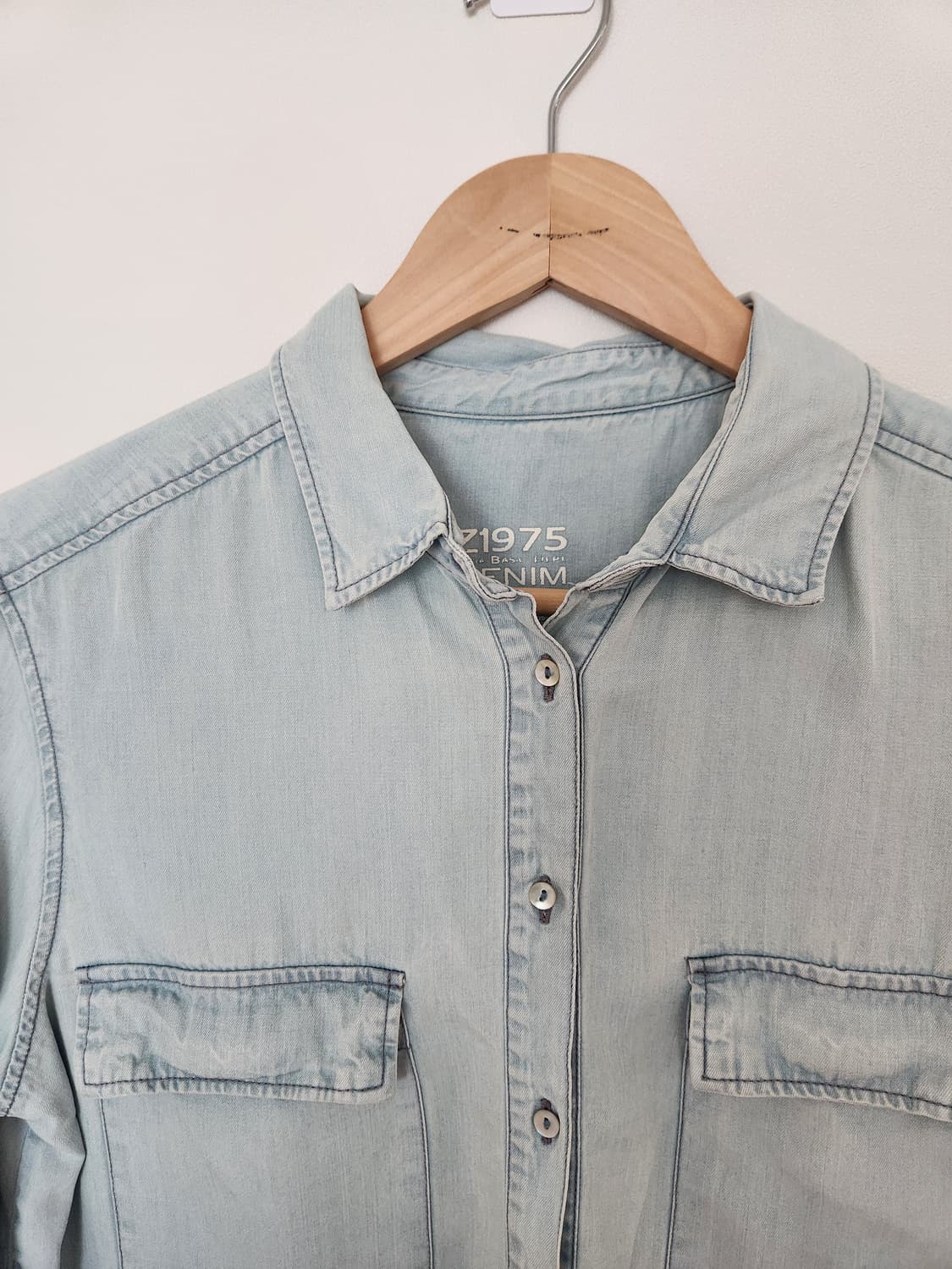 자라 연청 롤업 셔츠 상품이미지2