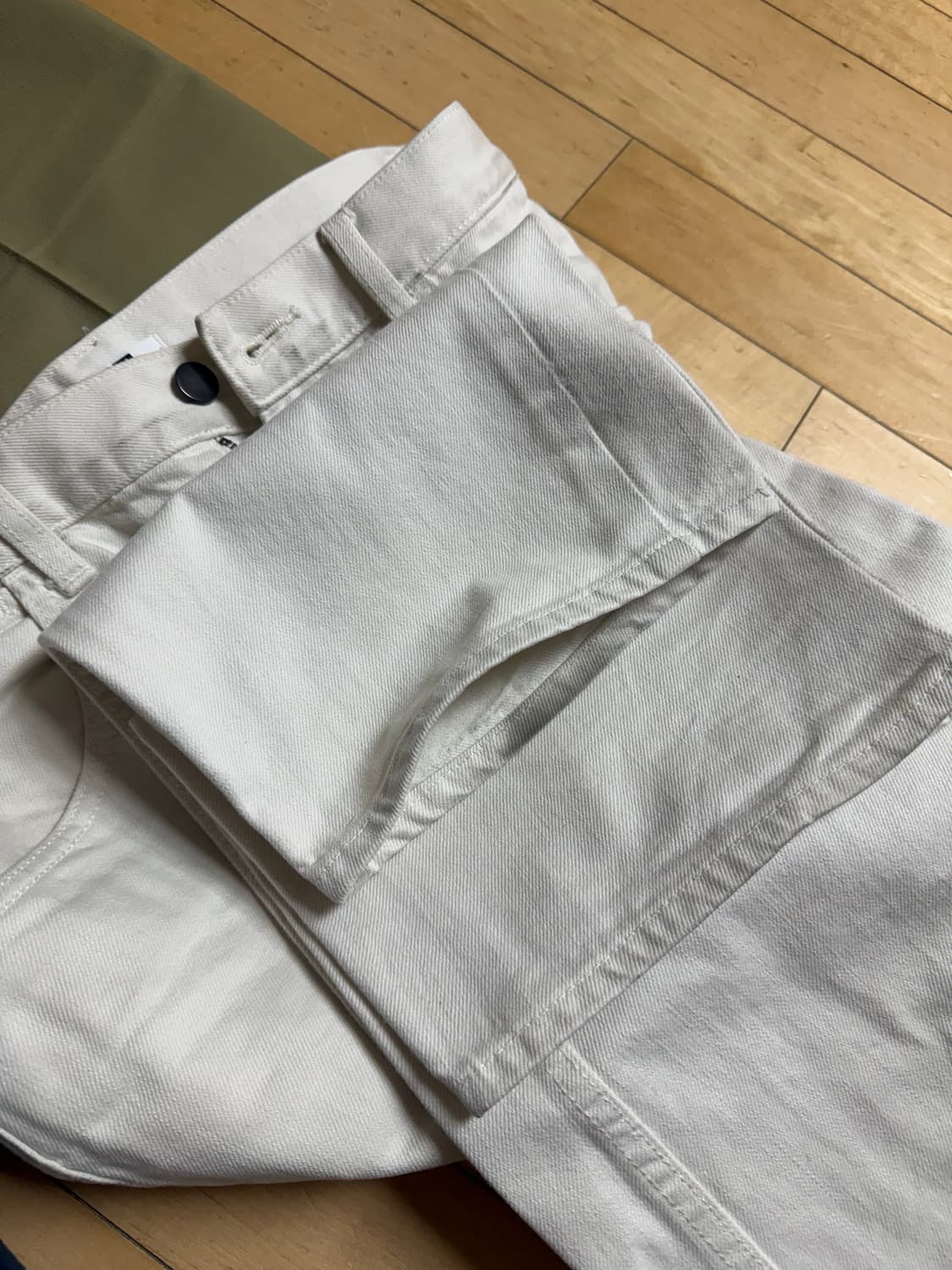 유니클로 U 유니유 화이트 와이드 진 상품이미지5