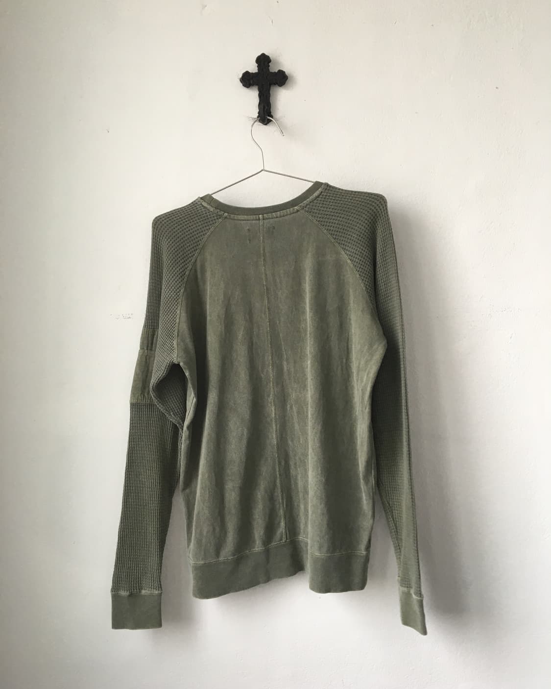 Washing waffle layered sleeve 상품이미지3