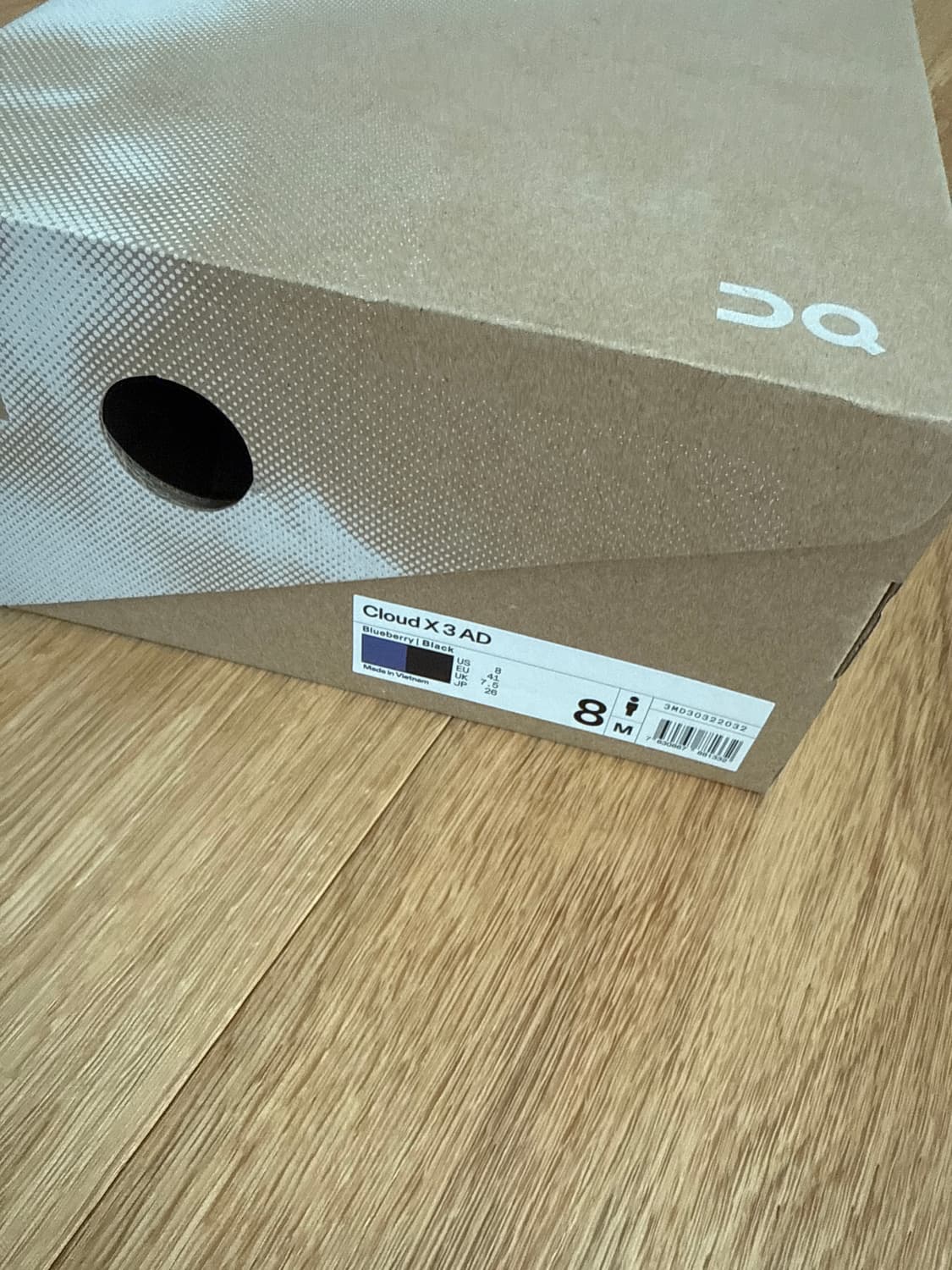 [260] 온러닝 cloud X 3ad 블루베리 색상 상품이미지4