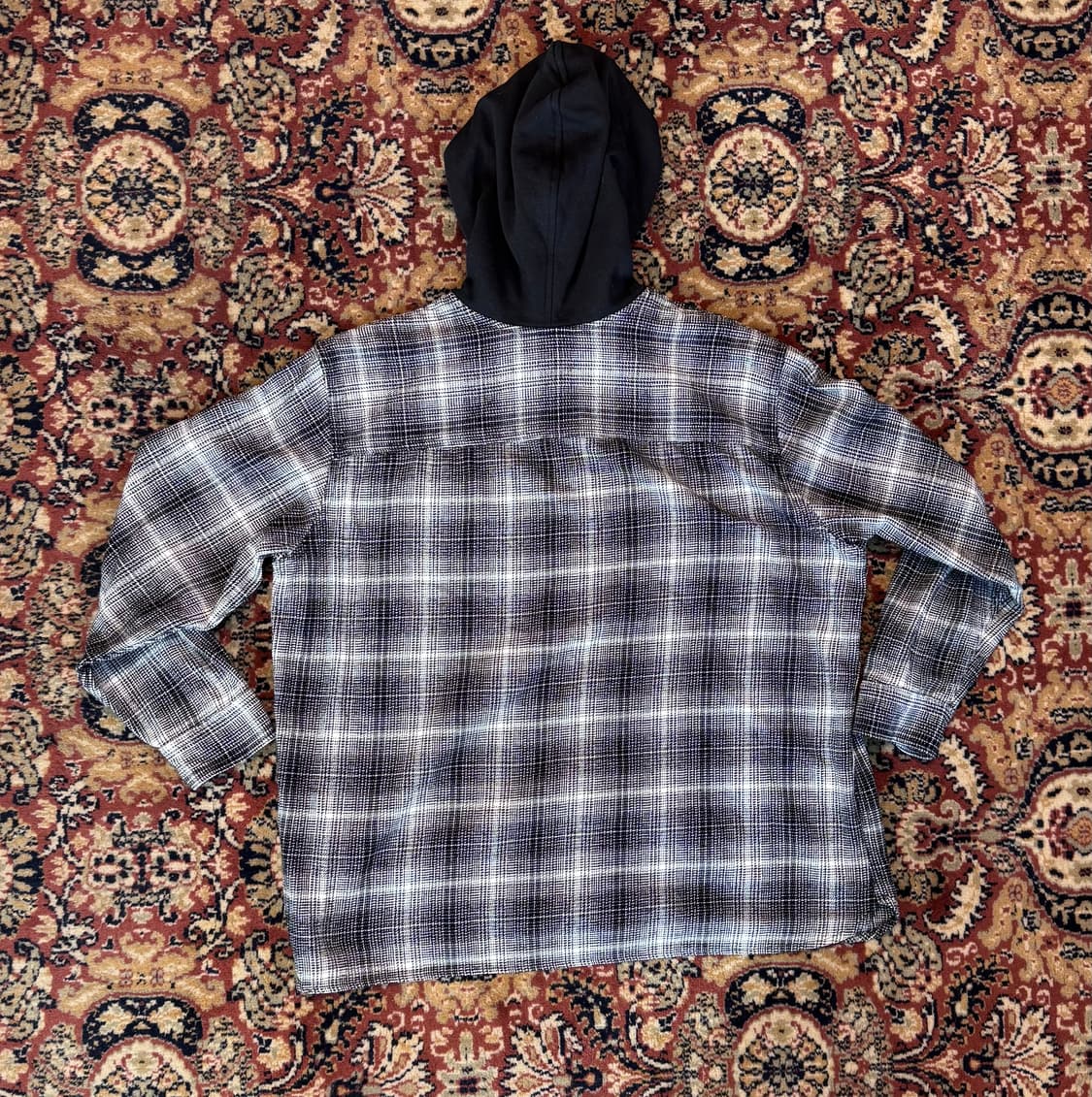 리바이스 체크 플란넬 셔츠 후드 XXL (604) 상품이미지3