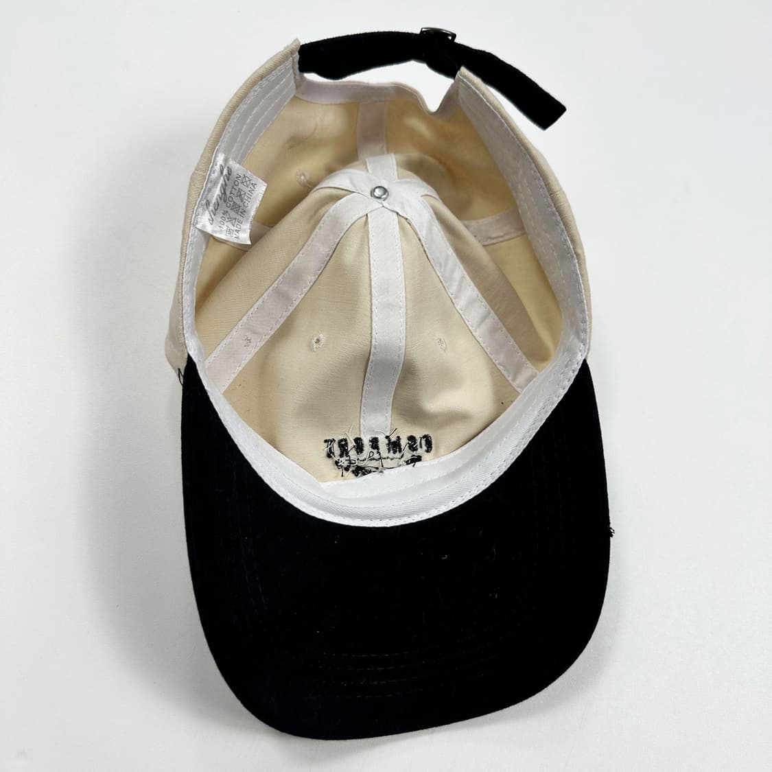 VTG 빈티지 컴포트 아이보리 볼캡 모자 상품이미지4