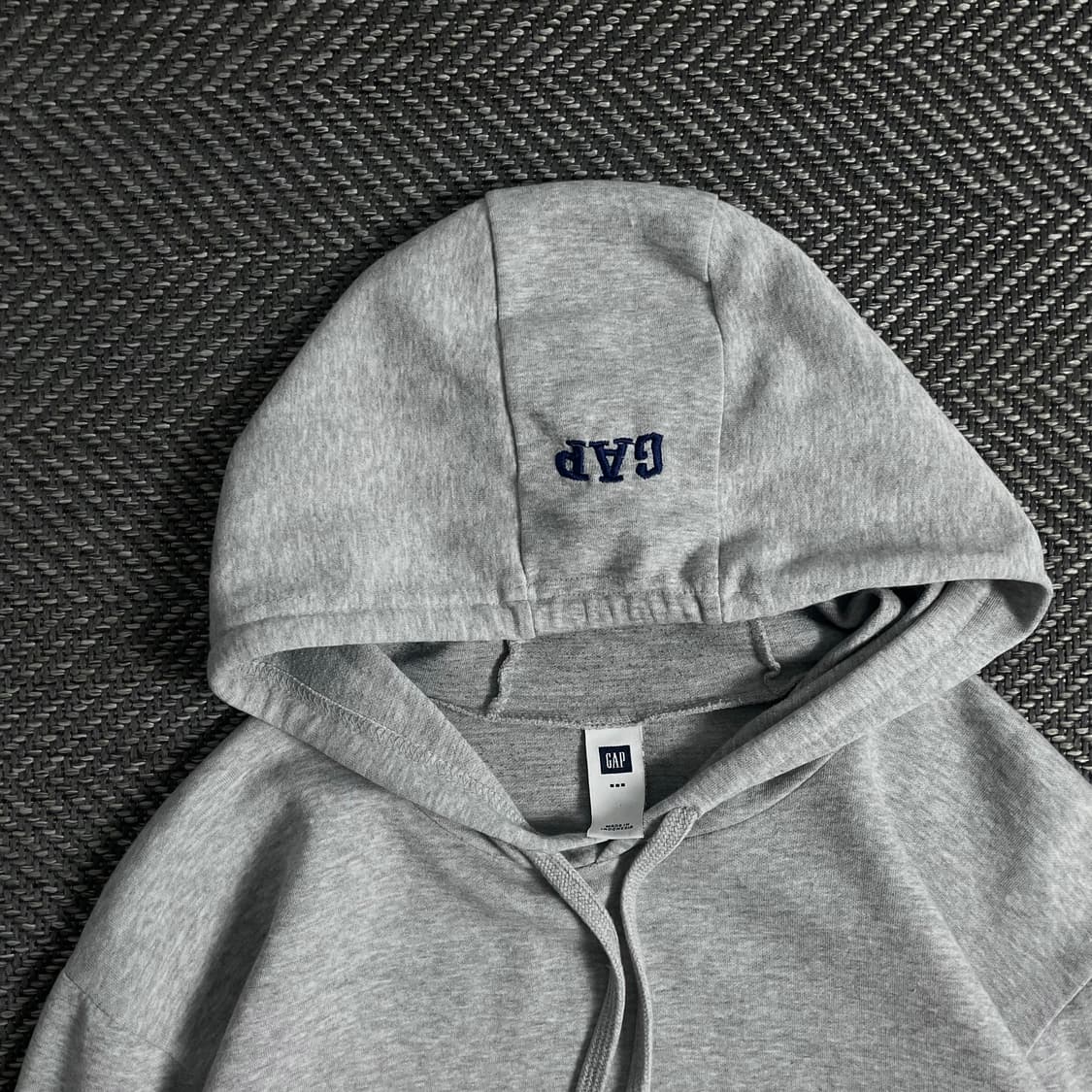 Gap 빅로고 그레이 박시핏 후드 티셔츠o 3941 상품이미지5