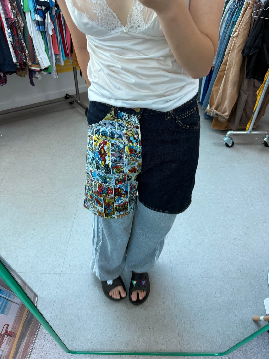 Lee x marvel denim short pants  상품이미지6