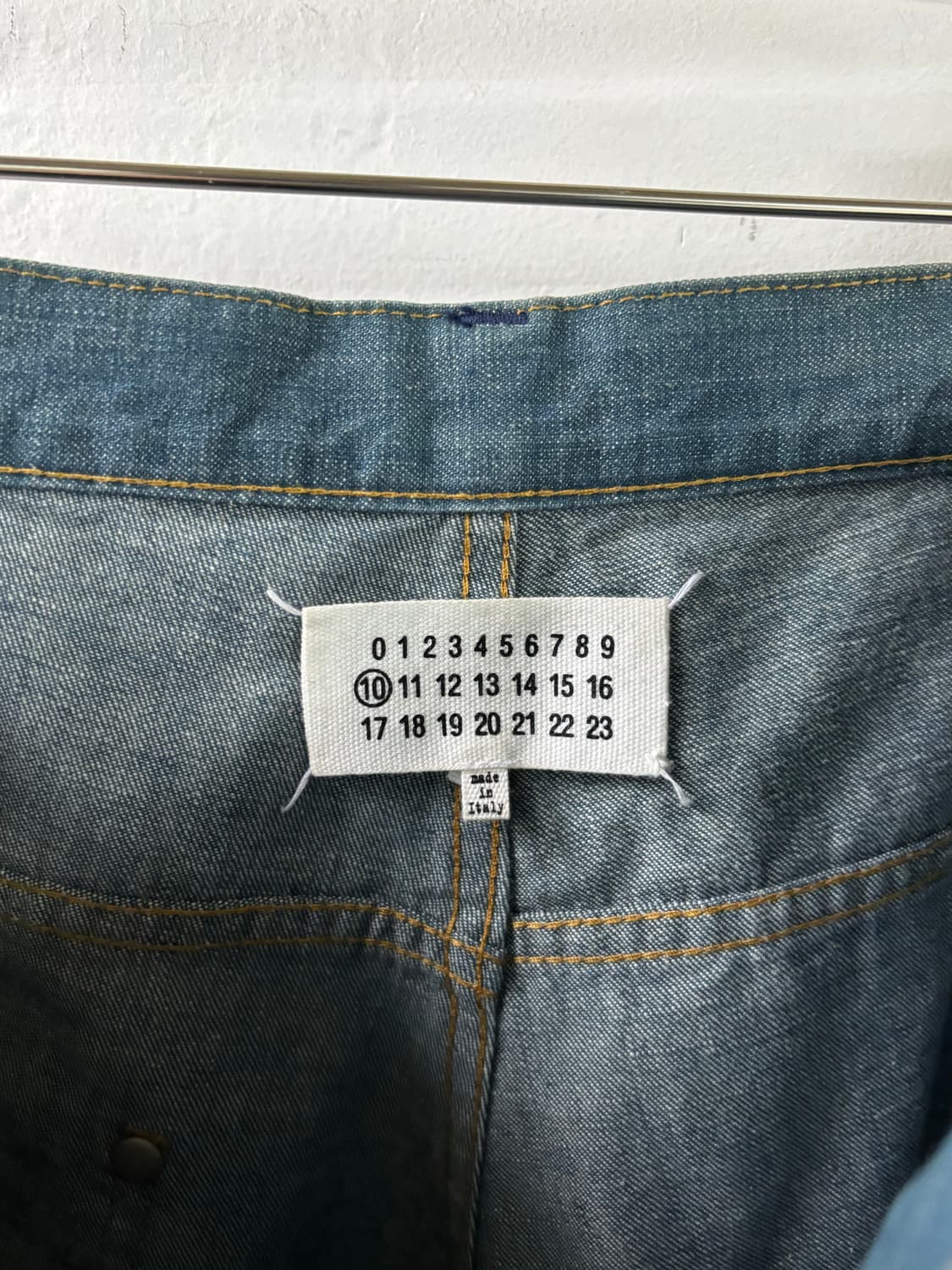 (예약중) 마르지엘라 백 스티치 스트레이트 진 상품이미지9