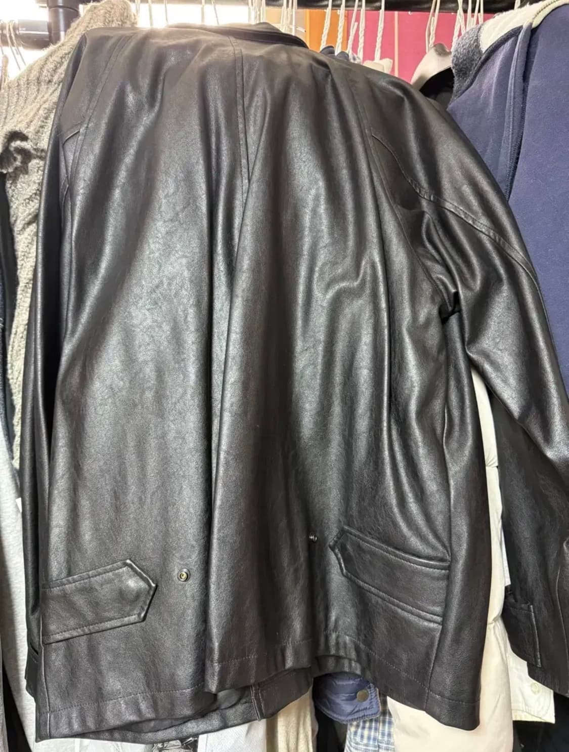 파르티멘토 레더 자켓 상품이미지4