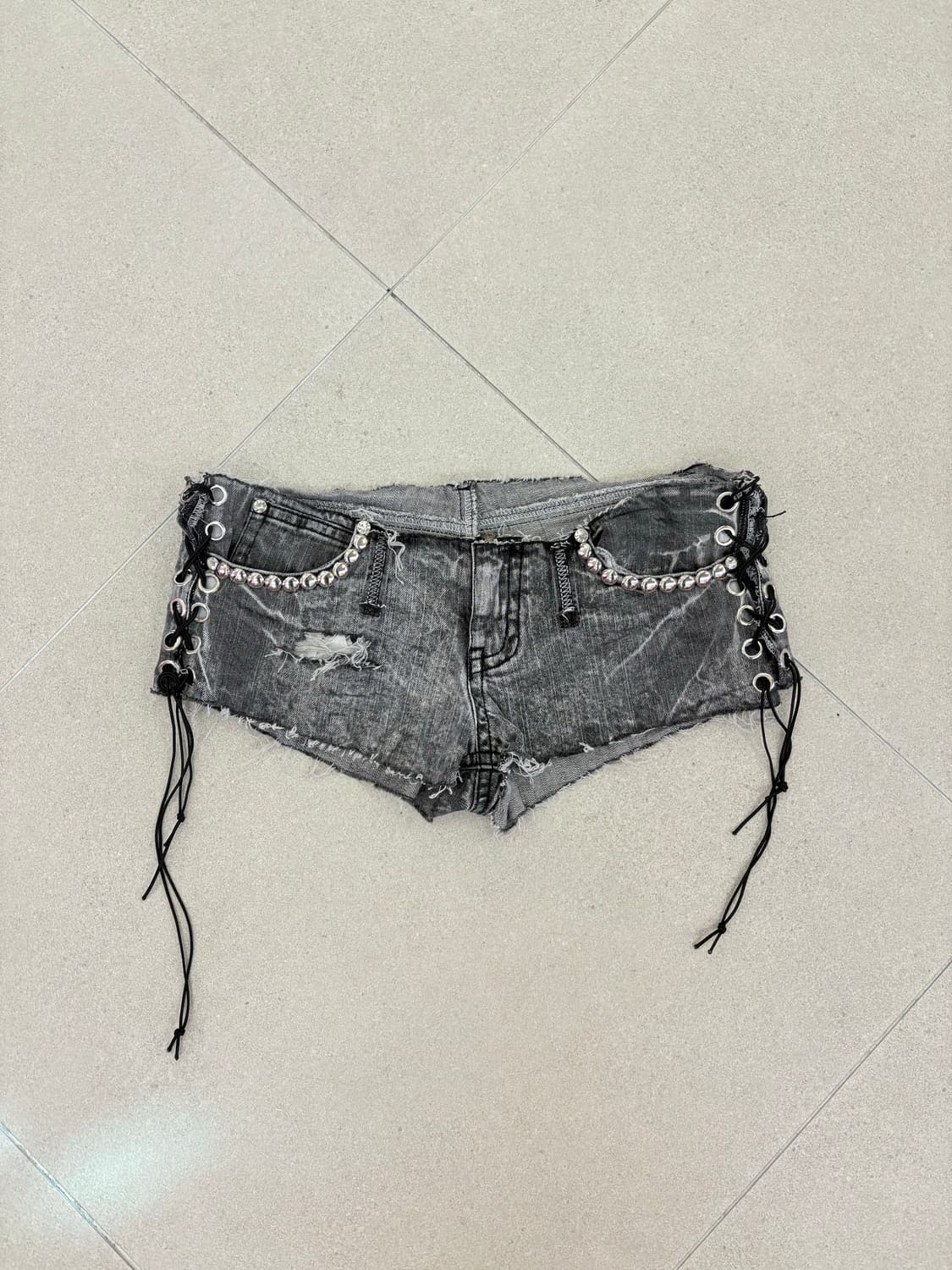 커스텀 펑크 반바지 상품이미지1