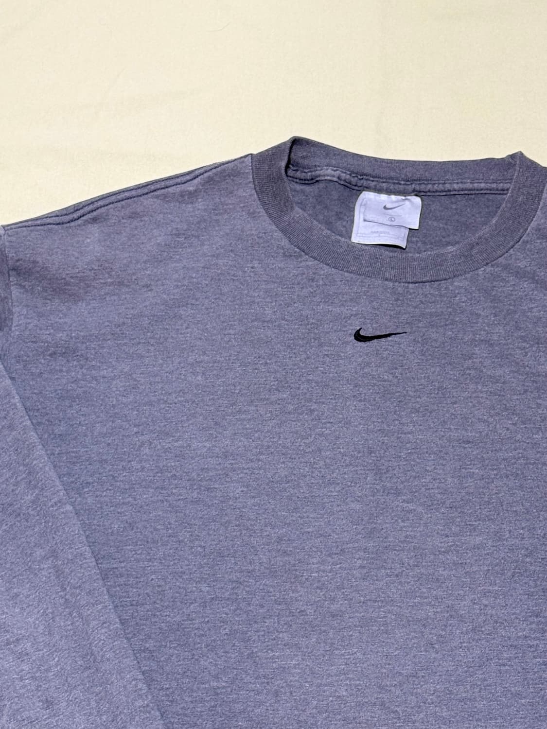 나이키 센터 스우시 롱슬리브 90~00s 차콜 상품이미지3