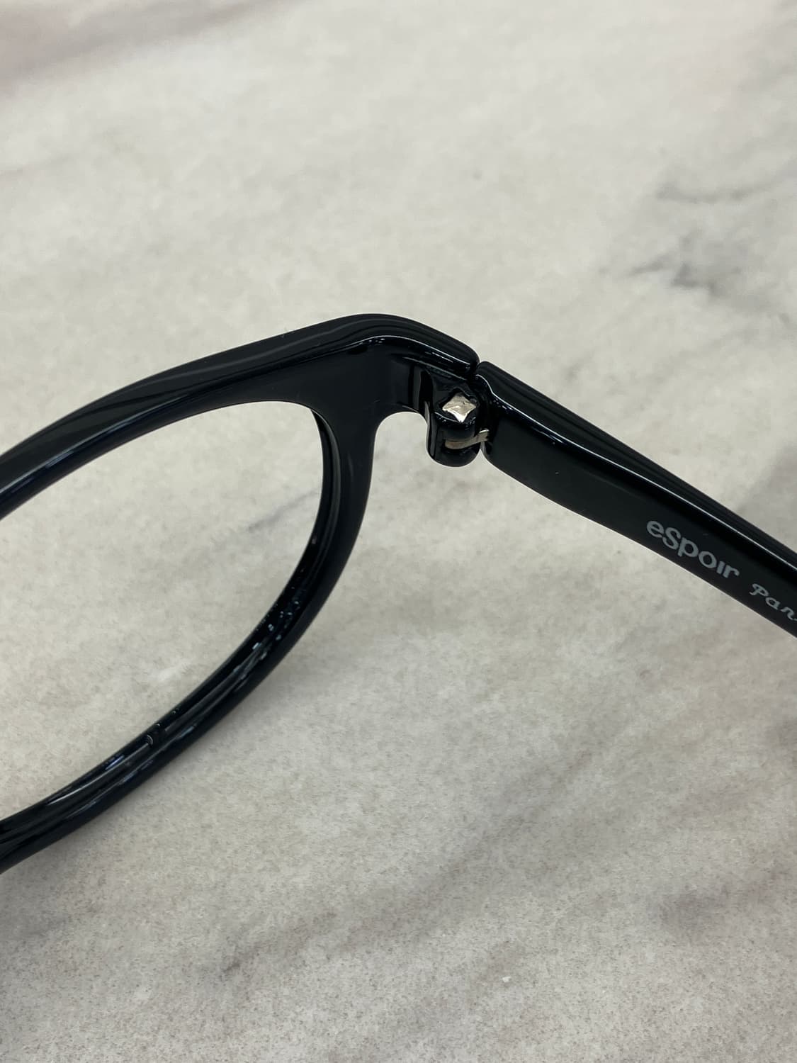 에스쁘아 Espoir eyewear 블랙 오벌 뿔테 안경 상품이미지3