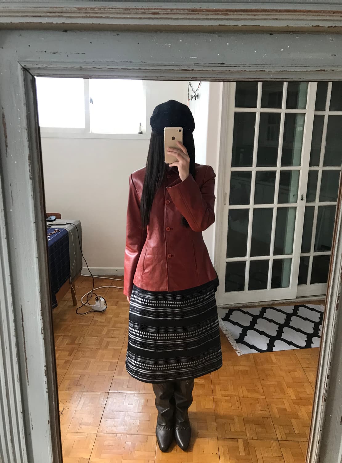vintage leather jacket 상품이미지4