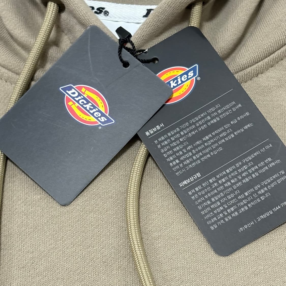 Dickies 새상품 워시드 EMB 그래픽 후드티 상품이미지5