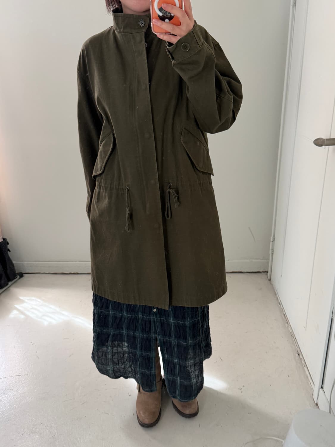 저널스탠다드 링클 맥시 롱 셔츠 원피스 상품이미지5