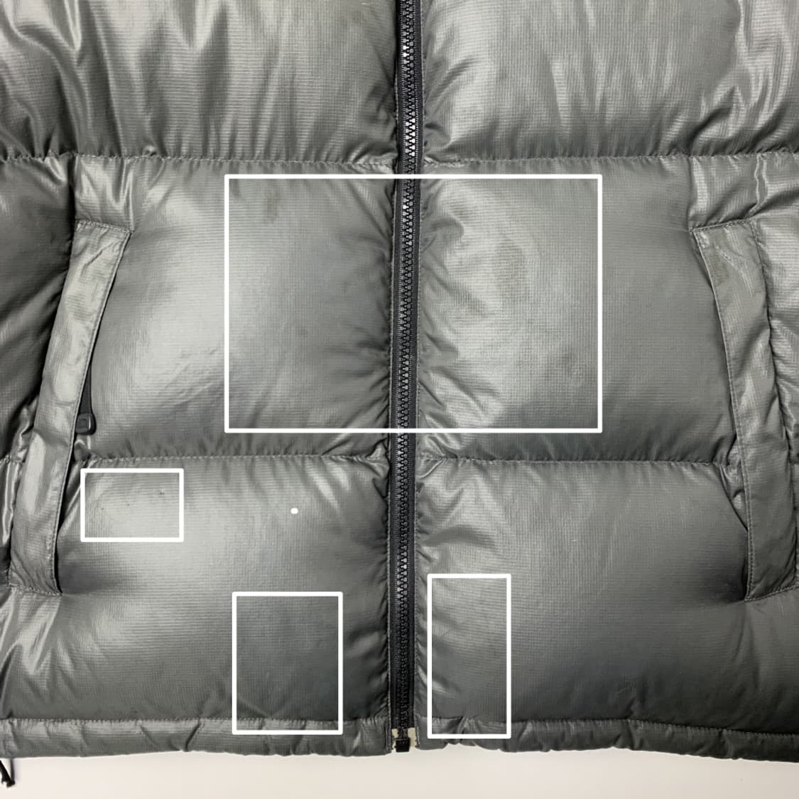 [S/정품] 노스페이스 700 그레이 눕시 패딩 상품이미지4