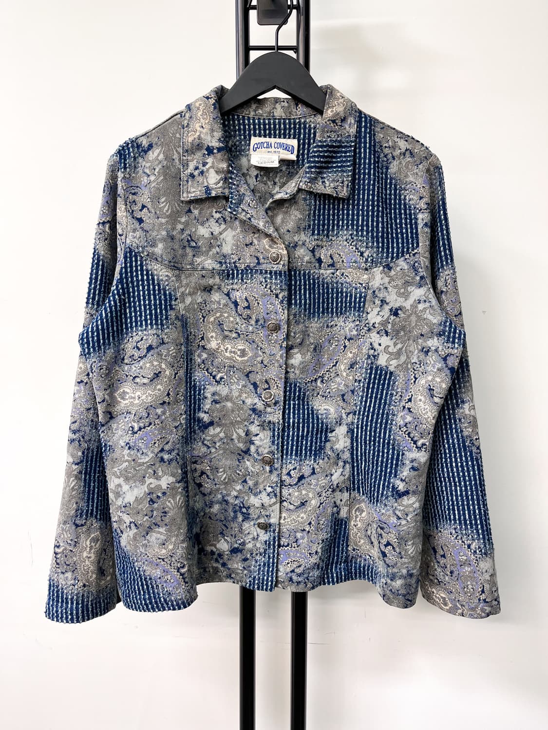 Gotcha Covered 90's U.S.A 자카드 데님 셋업 상품이미지1