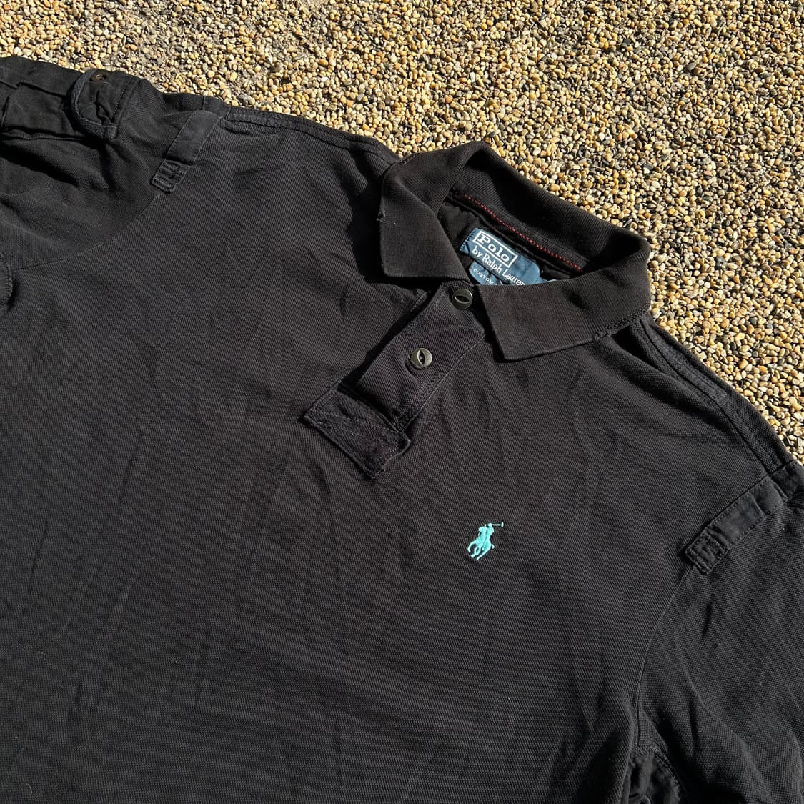 폴로 (POLO RalphLauren)블랙 반팔 카라티 상품이미지2