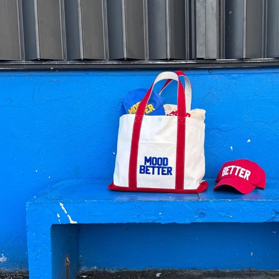 무드베러 클래식 아이보리 토트백 상품이미지1