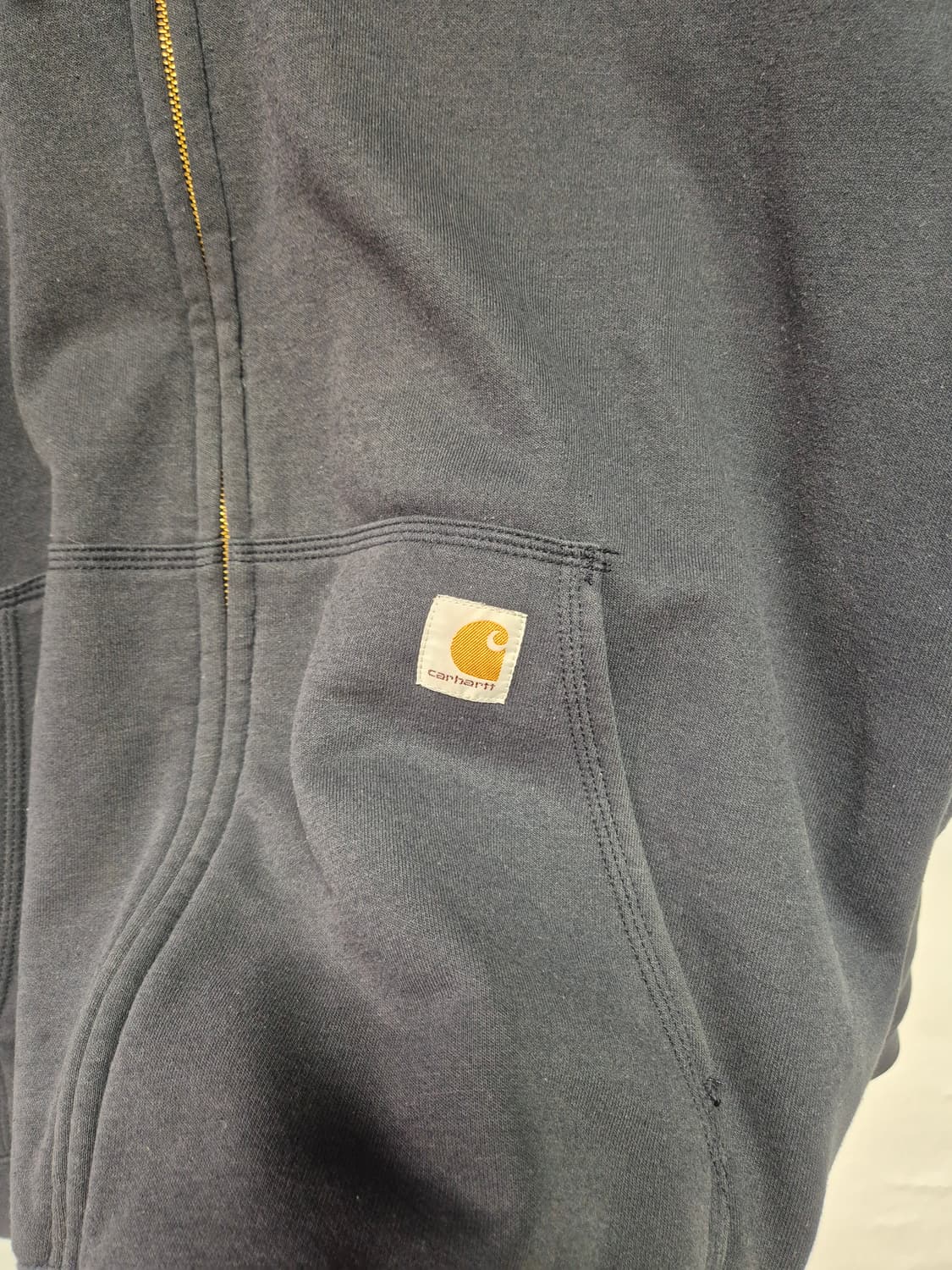 105 칼하트 후드집업 레인디펜더 네이비 XL사이즈(상태A급) 상품이미지2