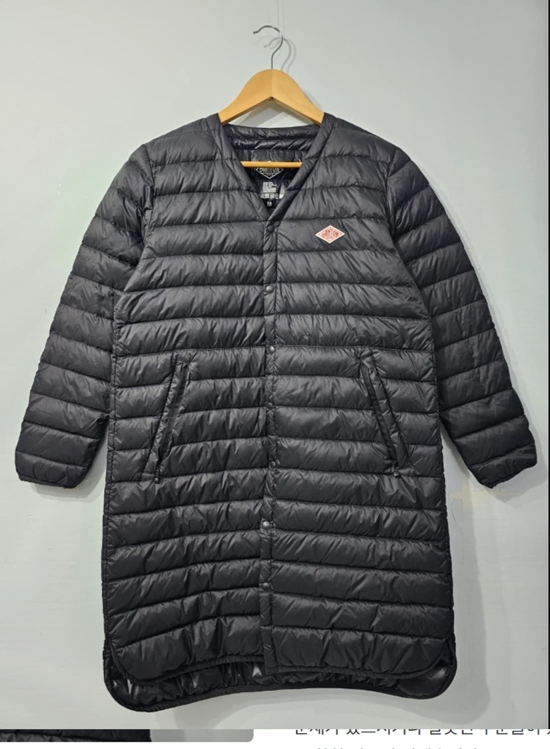 단톤 경량 패딩 블랙 ~66 상품이미지2