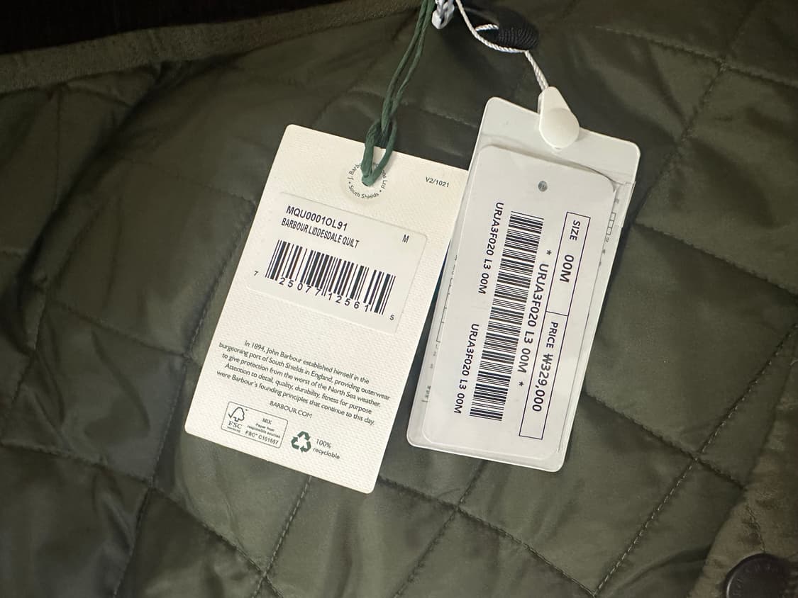 바버 리데스데일 퀄팅 자켓 상품이미지3