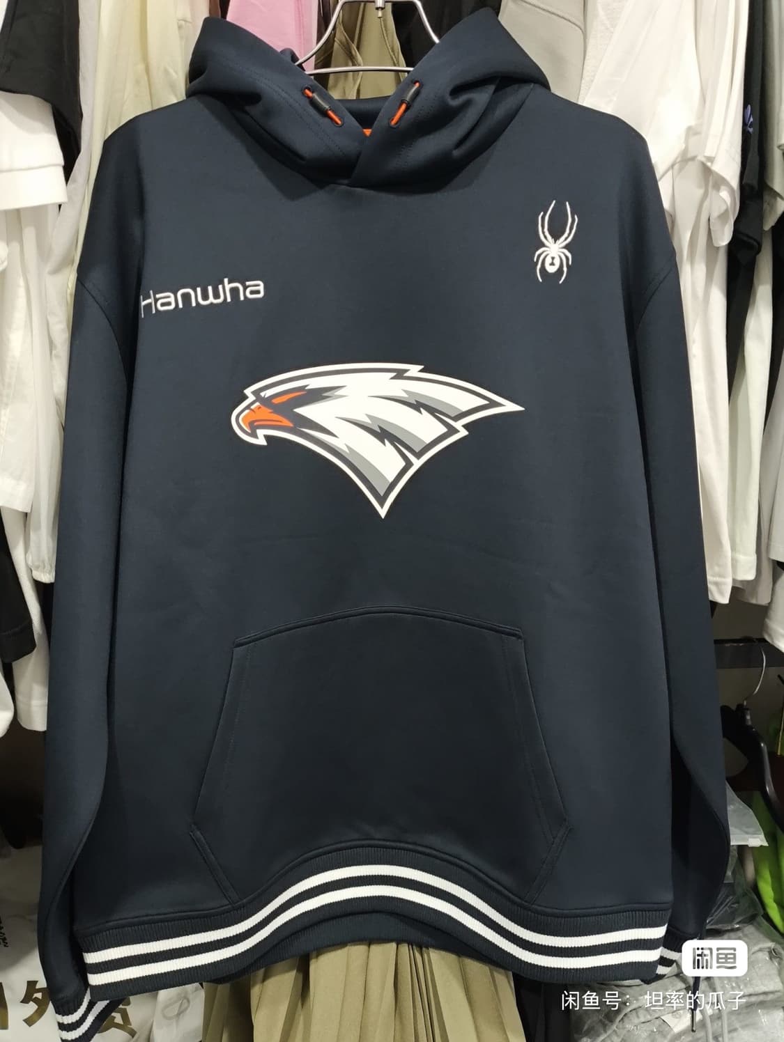 한화이글스 스파이더 어센틱 후드티 상품이미지2