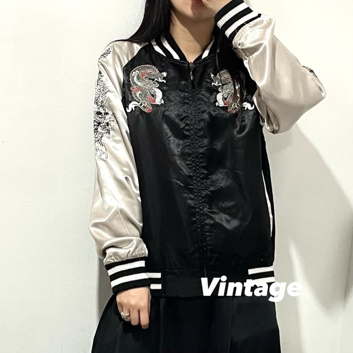 펑크 자수 스카쟌 상품이미지1