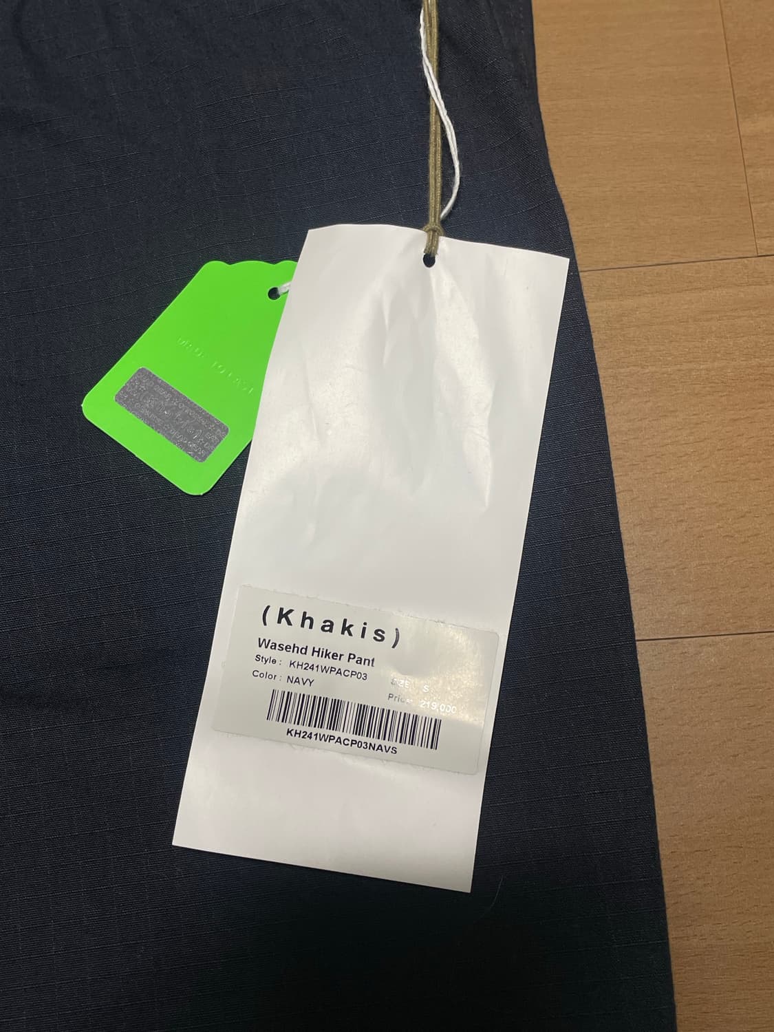 Khakis 카고 팬츠 네이비 s/s 상품이미지4