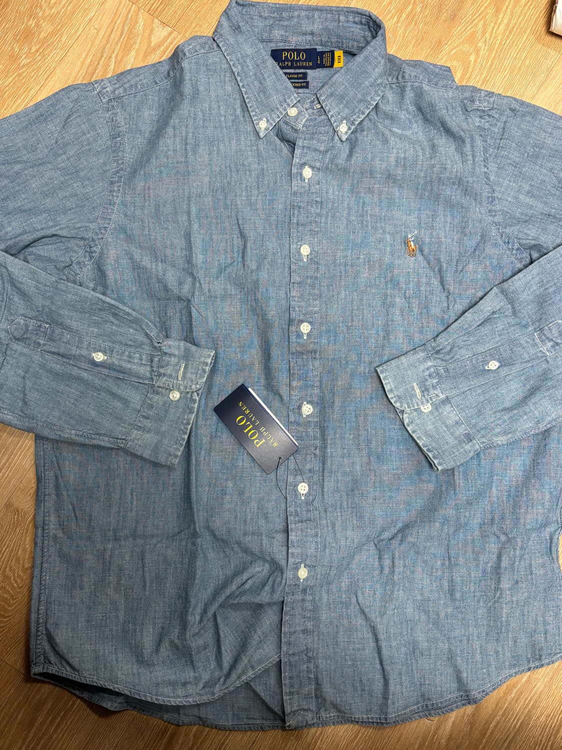 폴로 랄프로렌 샴브레이 셔츠 L / 폴로 데님 셔츠 L 상품이미지6