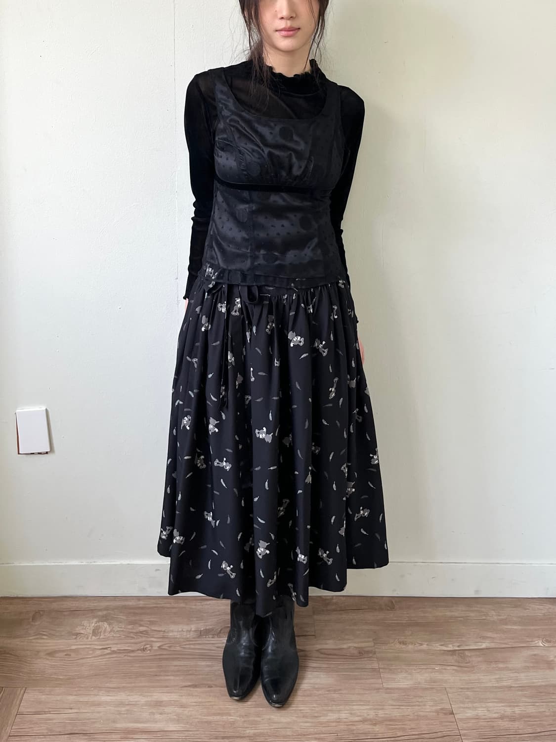 Pink house 아트 스커트 상품이미지7