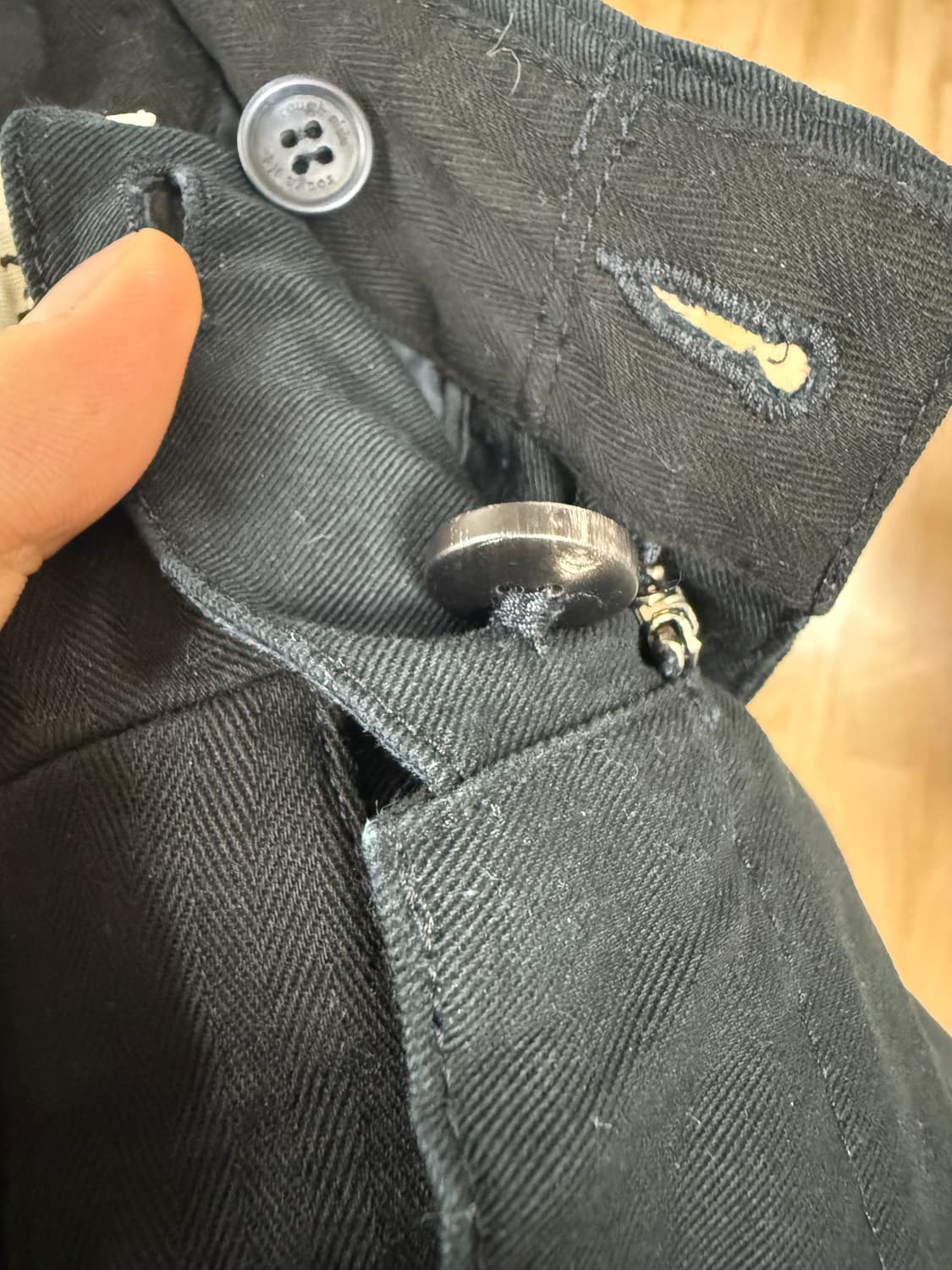 러프사이드 슬롭팬츠 다크네이비 2사이즈 상품이미지5