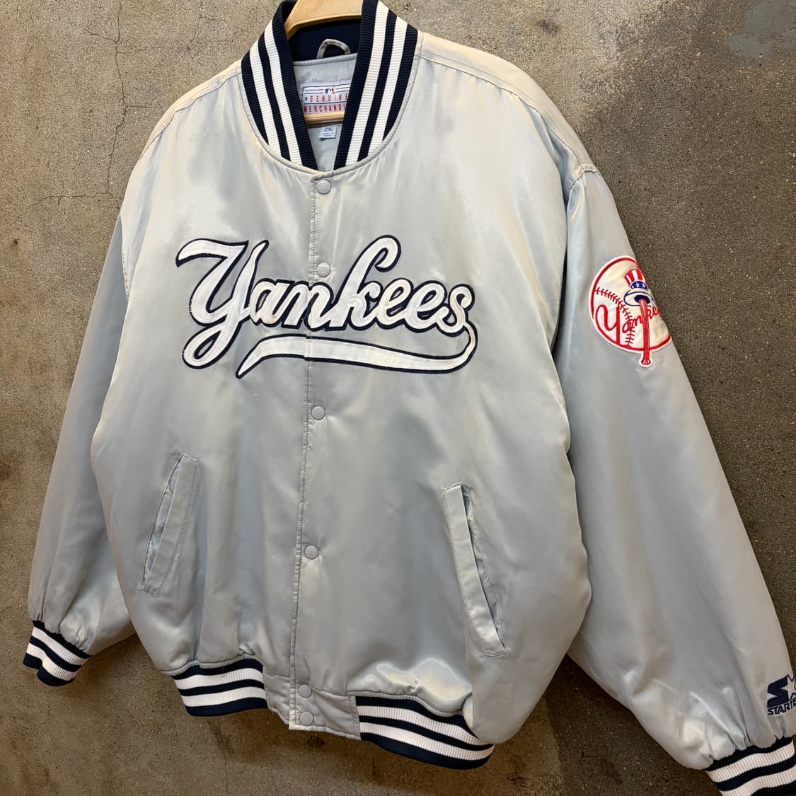 레어 90s Made in Korea 스타터 뉴욕양키스 패딩자켓 항공점퍼 상품이미지2