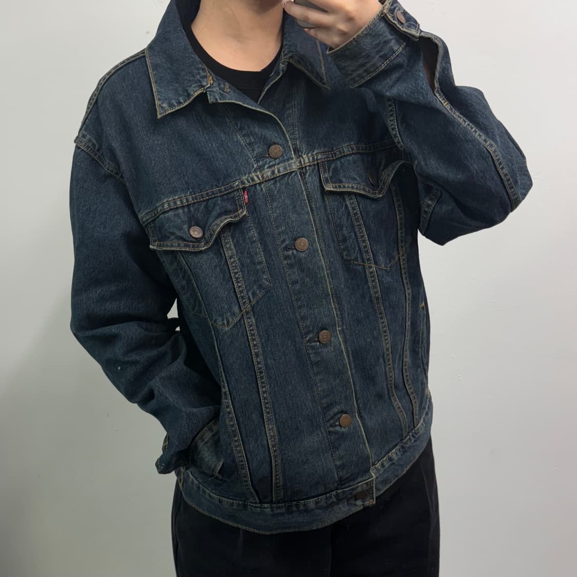 [L] 리바이스 진청 데님 트러커 자켓 상품이미지3