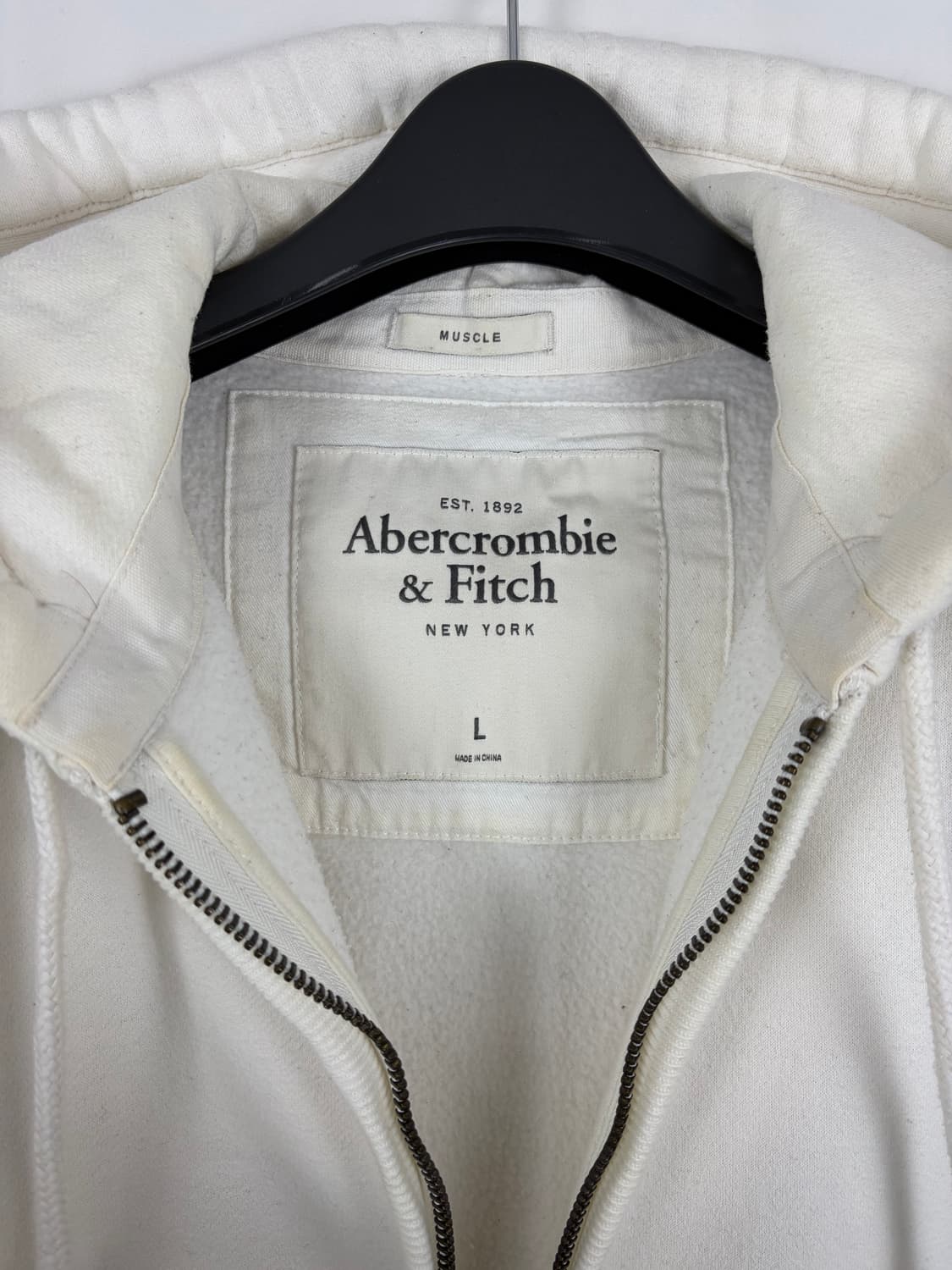 a129) 아베크롬비 사이드로고 후드집업 상품이미지5