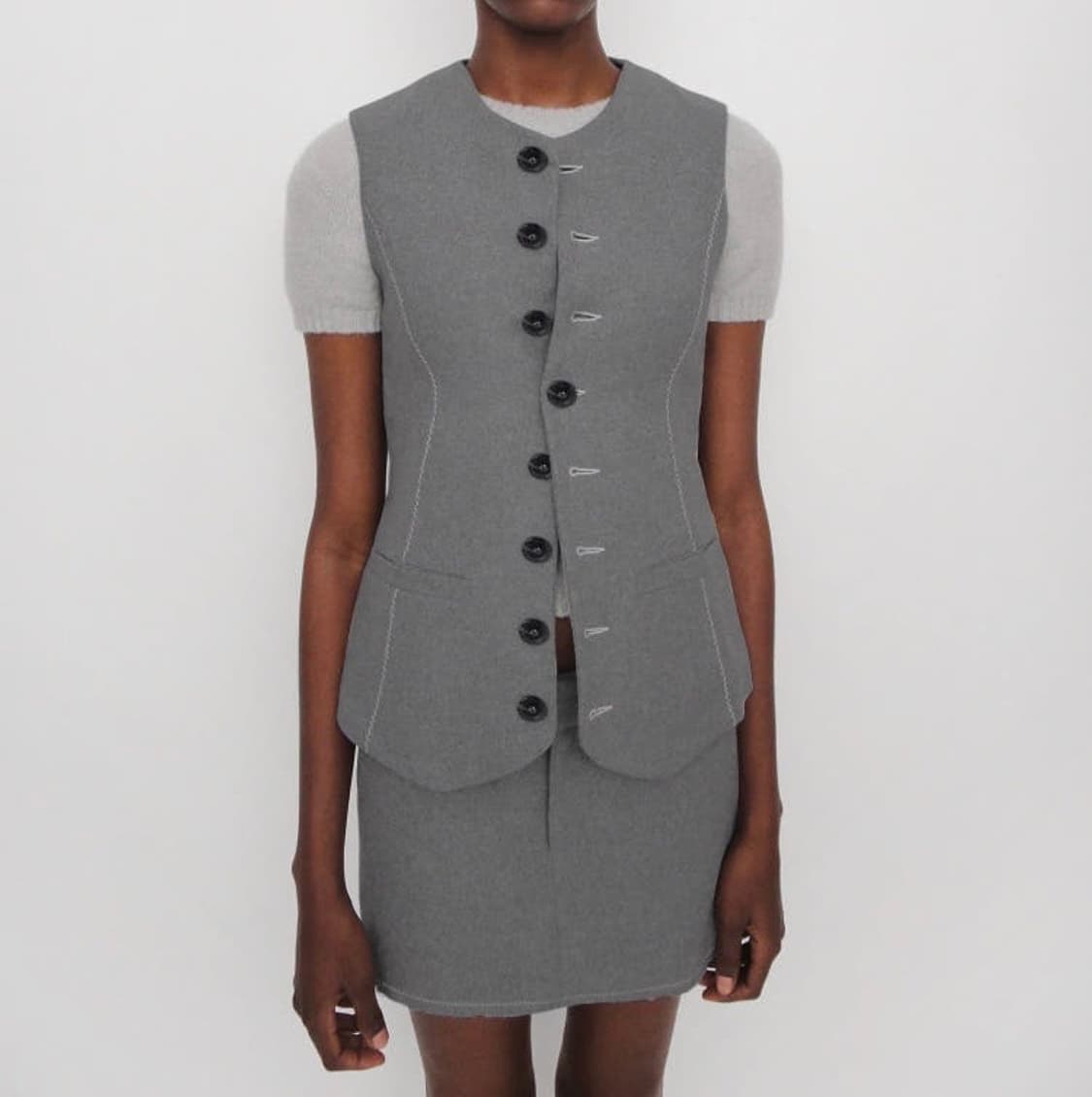 기마구아스 베스트 스커트 셋업 XS 상품이미지1