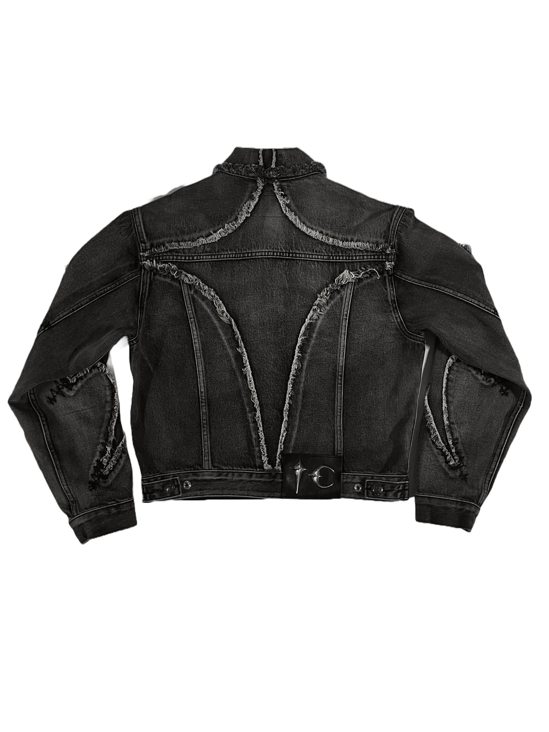 [M] 떠그클럽 트라이벌 데님 자켓 블랙 상품이미지2