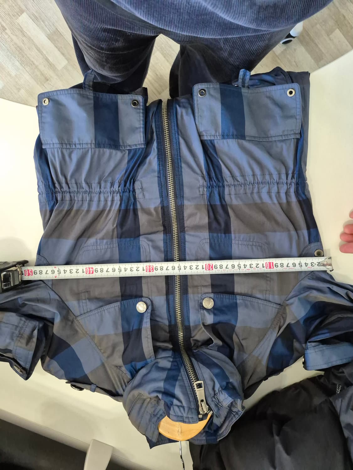 버버리 브릿 여성 체크 후드 자켓 38size 상품이미지7