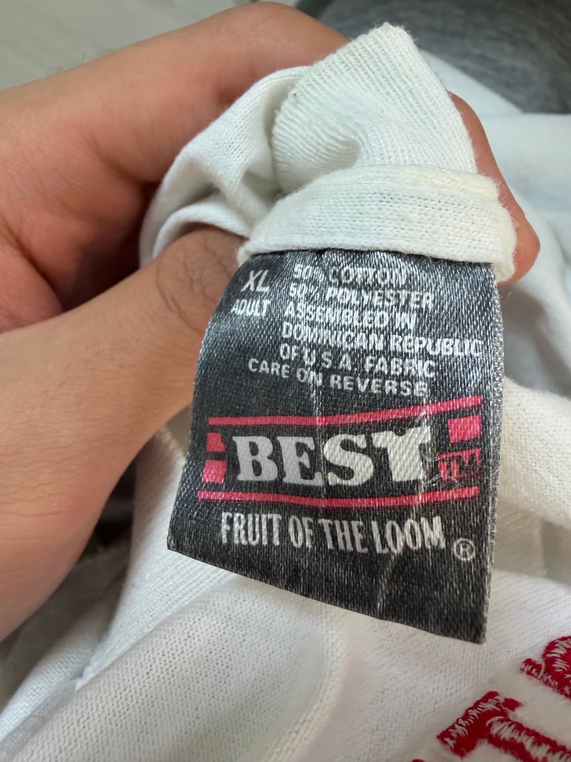 90s Fruit of the Loom 빈티지 티셔츠 USA원단 상품이미지5