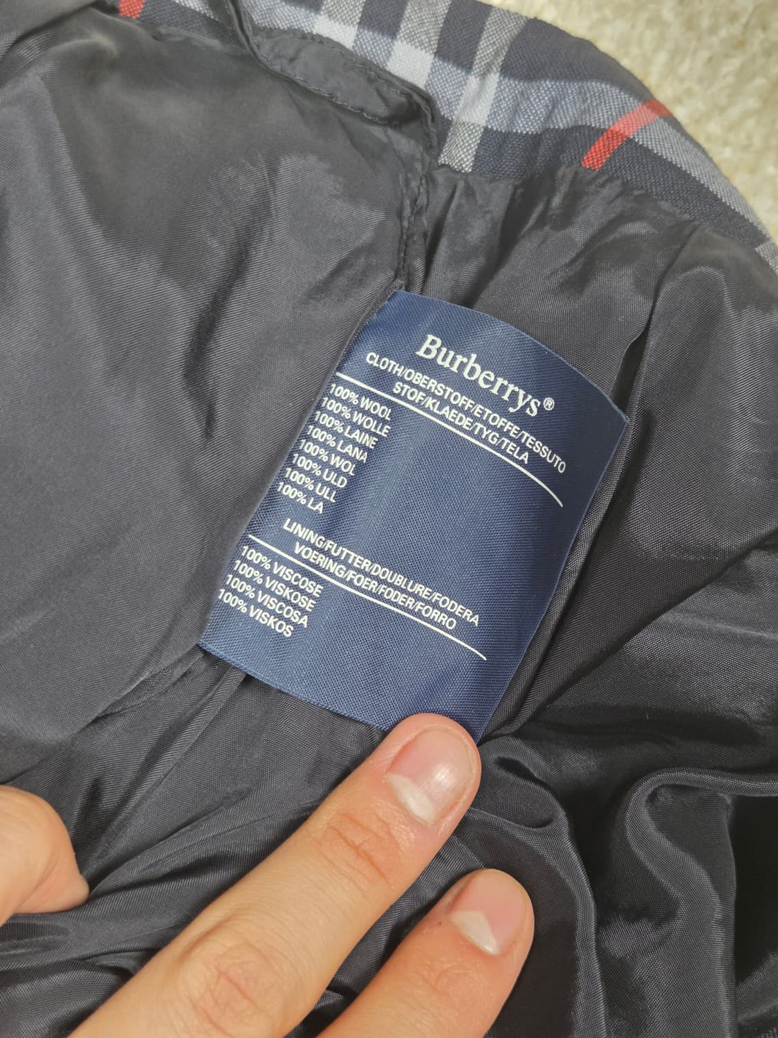 [버버리] 빈티지 타탄 체크 울 플리츠 스커트 | 00258 상품이미지4