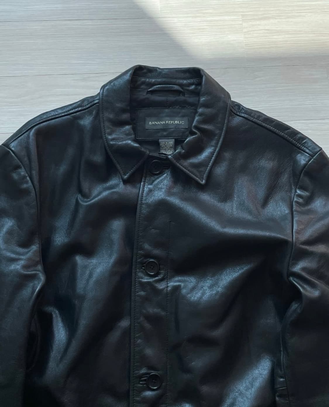 바나나리퍼블릭 레더 카코트 상품이미지2