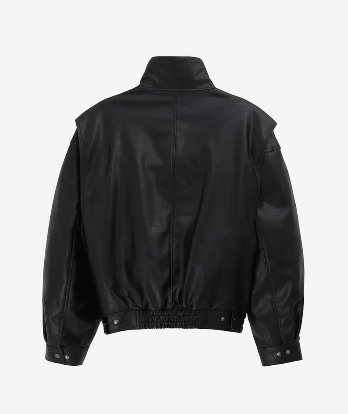 sandric 샌드릭 25fw 사이드 버튼 레더 자켓 F 상품이미지5