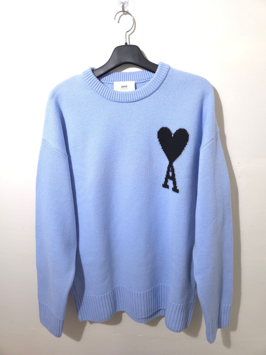 [새상품급] 아미 인타르시아 빅로고 하트 스웨터 니트 L Size 상품이미지1